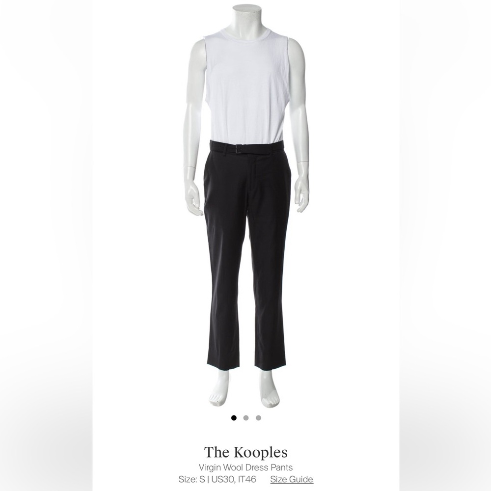 The Kooples Virgin Wool Dress Pants (slim fit)